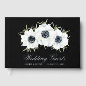 Élégant Mariage de Fleurs Noires et Blanches (Recto)