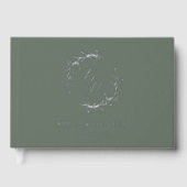 Élégant Mariage de la couronne de monogramme et d' (Recto)