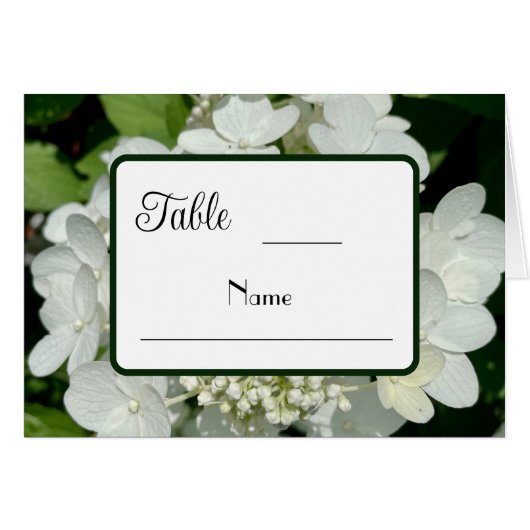Élégant Mariage de la forêt verte et blanche Hydra (Devant Horizontal)
