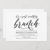 Élégant Mariage de la poste russe sur invitation à (Devant / Derrière)