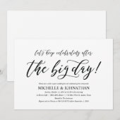 Élégant Mariage de la poste russe sur invitation à (Devant / Derrière)