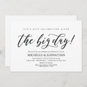 Élégant Mariage de la poste russe sur invitation à (Devant / Derrière)