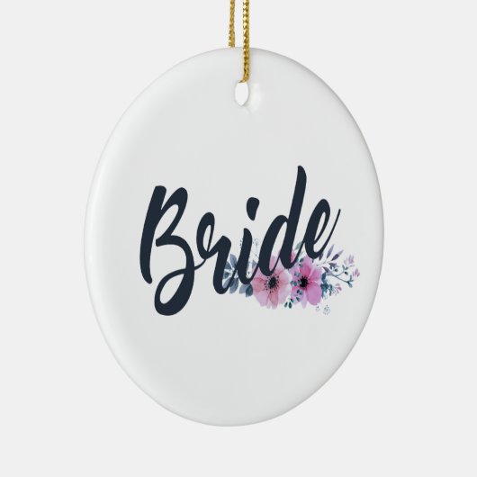 Élégant Mariage de mariée Calligraphie Ornement cé (Droite)