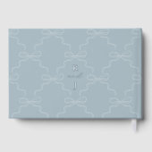 Élégant Mariage de monogramme à main et à ruban (Verso)