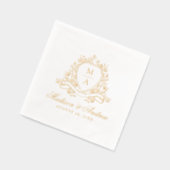 Élégant Mariage de monographie florale (Gauche)