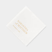 Élégant Mariage de noms de couple (Droite)