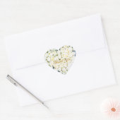Élégant Mariage de roses blanches Merci Sticker (Enveloppe)