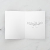 Élégant Mariage de script Merci photo (Intérieur)