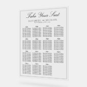 Elégant Mariage de script noir et blanc (Angle)