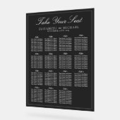 Elégant Mariage de script noir et blanc (Angle)