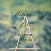 Élégant Mariage de script noir formel (Neutre)