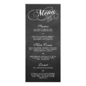 Élégant Mariage de tableau de bord Modèles de menu (Devant)