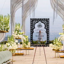 Élégant Mariage des couples de l'arc islamique