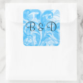 ÉLÉGANT MARIAGE ENVELOPE MODÈLE STICKER STICKER (Sac)