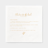 Élégant Mariage Faits Amusants Or (Recto)