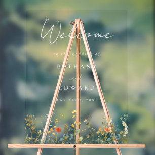 Élégant Mariage Fleur sauvage