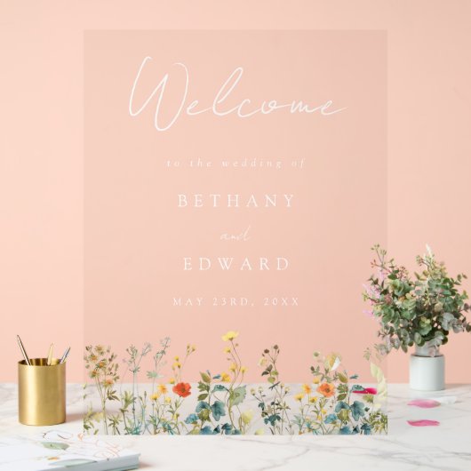 Élégant Mariage Fleur sauvage (Mariage)