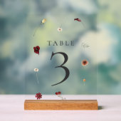 Élégant Mariage Fleur sauvage d'automne Numéro de  (Neutre)