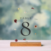 Élégant Mariage Fleur sauvage d'automne Numéro de (Neutre)