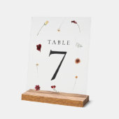 Élégant Mariage Fleur sauvage d'automne Numéro de  (Angle)