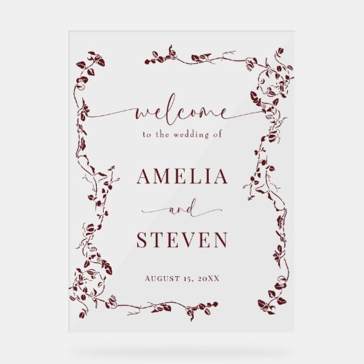 Élégant Mariage floral (Recto)