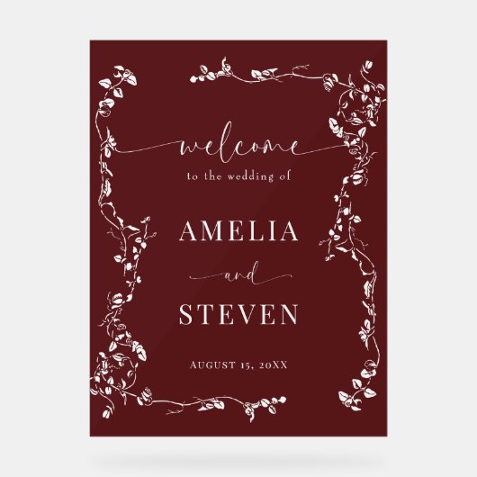 Élégant Mariage floral (Recto)