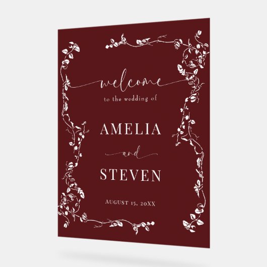 Élégant Mariage floral (Angle)