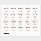 Elégant Mariage Floral Favoriser Stickers Perles r (Feuille)