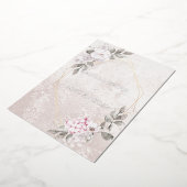 Élégant Mariage floral | Invitation Foil (Rotation)