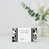 Élégant Mariage Floral Table Place Cartes de régla (Debout devant)