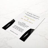 Élégant Mariage Gay Real Gold Invitations (Rotation)
