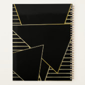 Elégant Mariage géométrique d'or et de bandes d'hu (Dos)