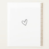 Élégant mariage gris et blanc avec écriture de sig (Dos)