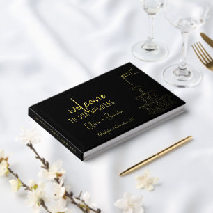 Elégant Mariage Invité Réserver Tour Champagne noi