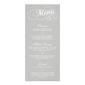 Élégant Mariage menu Modèles (Devant)
