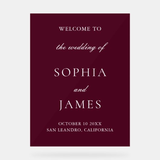 Élégant Mariage minimaliste de Bourgogne (Recto)