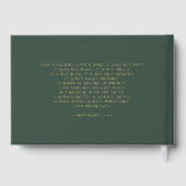 Élégant Mariage moderne blanc et or (Verso)