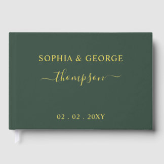 Élégant Mariage moderne blanc et or