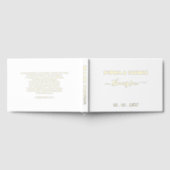 Élégant Mariage moderne blanc et or (Complet)