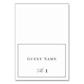 Elégant Mariage moderne Escort Cartes de Place (Par défaut)