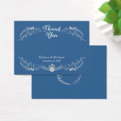 Elégant Mariage monochromatique bleu et argent (Bureau)