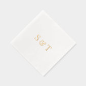 Élégant Mariage Monogram Ampersand (Droite)