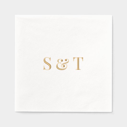 Élégant Mariage Monogram Ampersand (Recto)