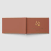 Élégant mariage monogramme verdure feuille vrai fe (Complet)
