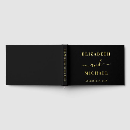 Élégant Mariage noir script (Complet)