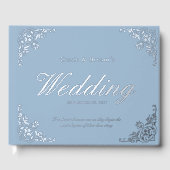 Élégant Mariage officiel Chic Blue (Recto)