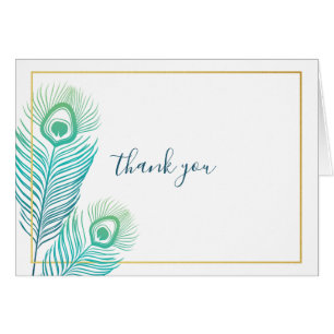 Élégant Mariage Peacock Or