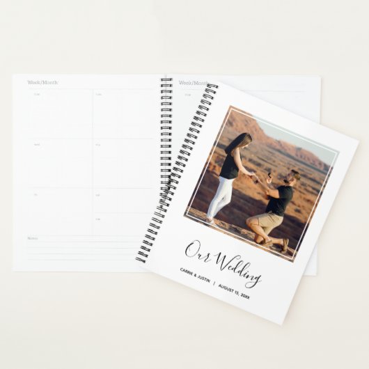 Élégant Mariage photo (Devant avec enveloppe)