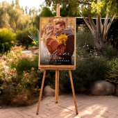 Elégant Mariage photo Affiche de bienvenue