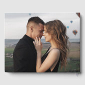 Élégant Mariage Photo Display Livre d'invité (Verso)